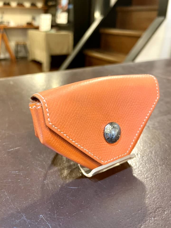 HERMES（エルメス）コインケース　クリーニング＆染め直し | 革小物修理