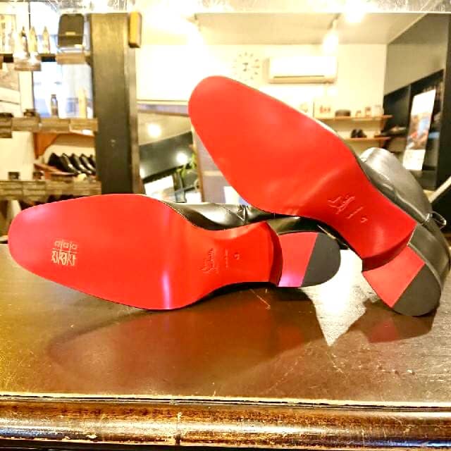 CHRISTIAN LOUBOUTIN（クリスチャンルブタン）紳士靴　ハーフラバーソール補強 | 靴修理