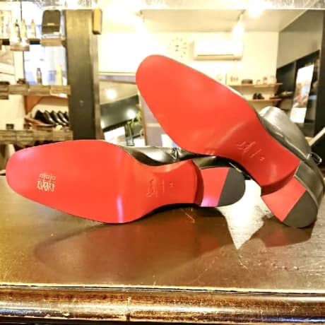 CHRISTIAN LOUBOUTIN（クリスチャンルブタン）紳士靴　ハーフラバーソール補強 | 靴修理
