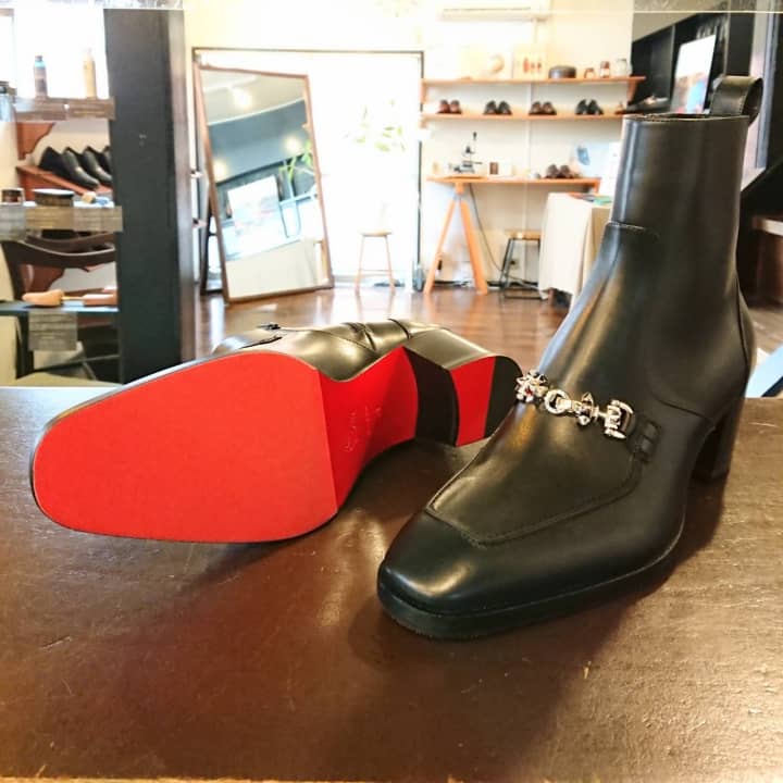 CHRISTIAN LOUBOUTIN（クリスチャンルブタン）紳士靴　ハーフラバーソール補強 | 靴修理