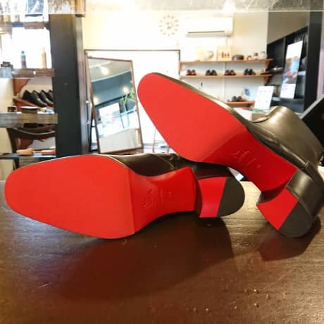 CHRISTIAN LOUBOUTIN（クリスチャンルブタン）紳士靴　ハーフラバーソール補強 | 靴修理