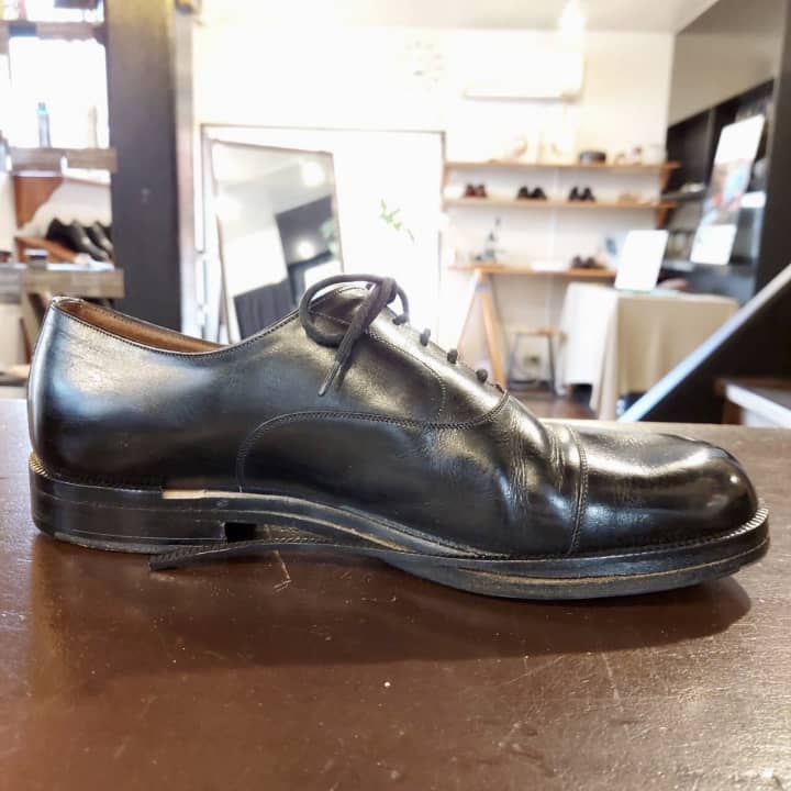 BALLY（バリー）紳士靴　オールソール交換＋ハーフラバーソール補強＋ヴィンテージスティール | 靴修理
