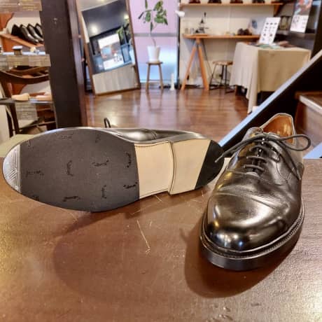 BALLY（バリー）紳士靴　オールソール交換＋ハーフラバーソール補強＋ヴィンテージスティール | 靴修理