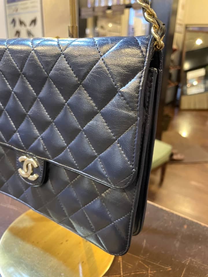 CHANEL（シャネル）マトラッセ　クリーニング＆染め直し | バッグ修理