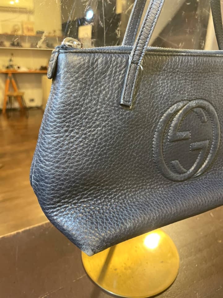 GUCCI（グッチ）トートバッグ　クリーニング＆染め直し | バッグ修理