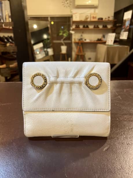 BULGARI（ブルガリ）財布　クリーニング＆染め直し | 革小物修理