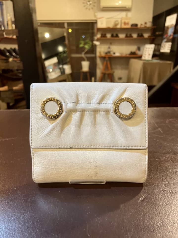BULGARI（ブルガリ）財布　クリーニング＆染め直し | 革小物修理