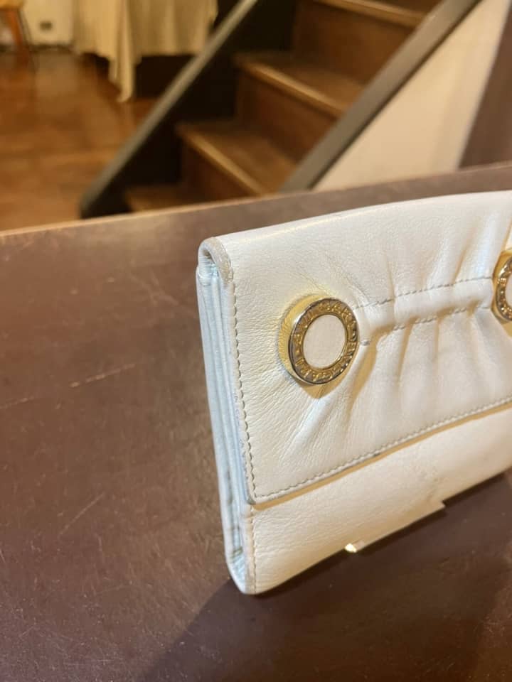 BULGARI（ブルガリ）財布　クリーニング＆染め直し | 革小物修理