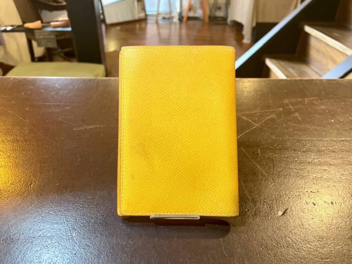 HERMES（エルメス）手帳カバー　クリーニング＆染め直し | 靴修理