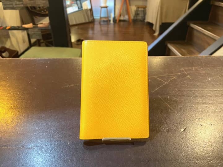 HERMES（エルメス）手帳カバー　クリーニング＆染め直し | 靴修理