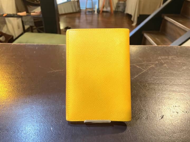 HERMES（エルメス）手帳カバー　クリーニング＆染め直し | 靴修理