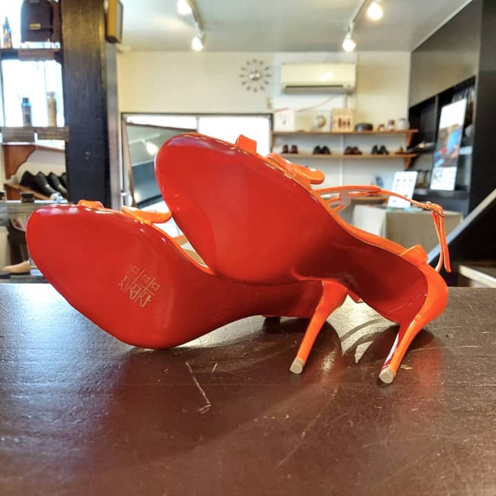 CHRISTIAN LOUBOUTIN（クリスチャンルブタン）レディース　ハーフラバーソール | 靴修理