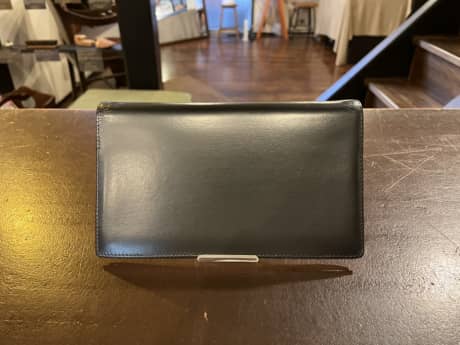 HERMES（エルメス）札入れ　クリーニング＆染め直し | 革小物修理