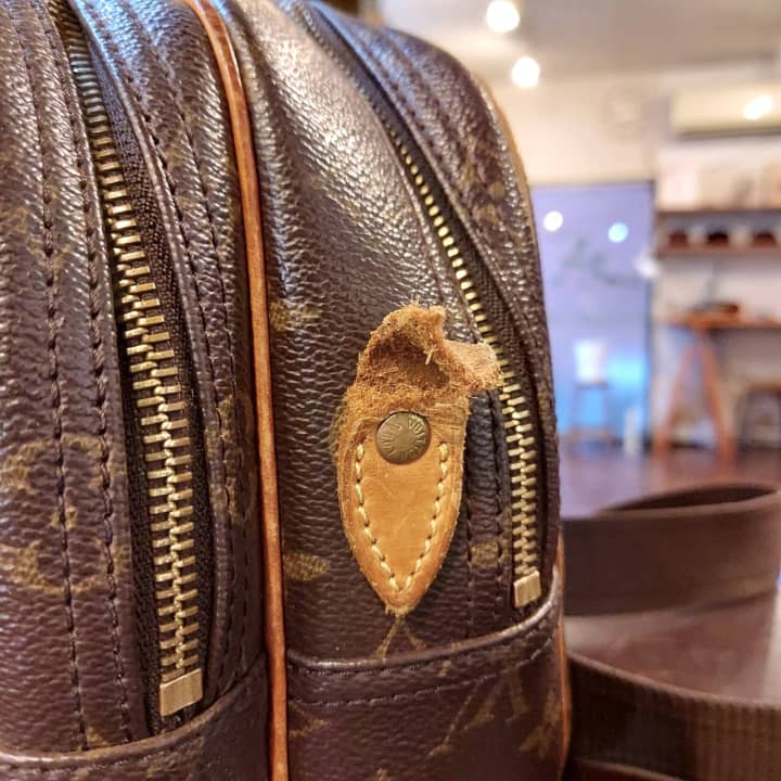 LOUISE VUITTON（ルイヴィトン）ショルダーバッグ　根革修理 | バッグ修理
