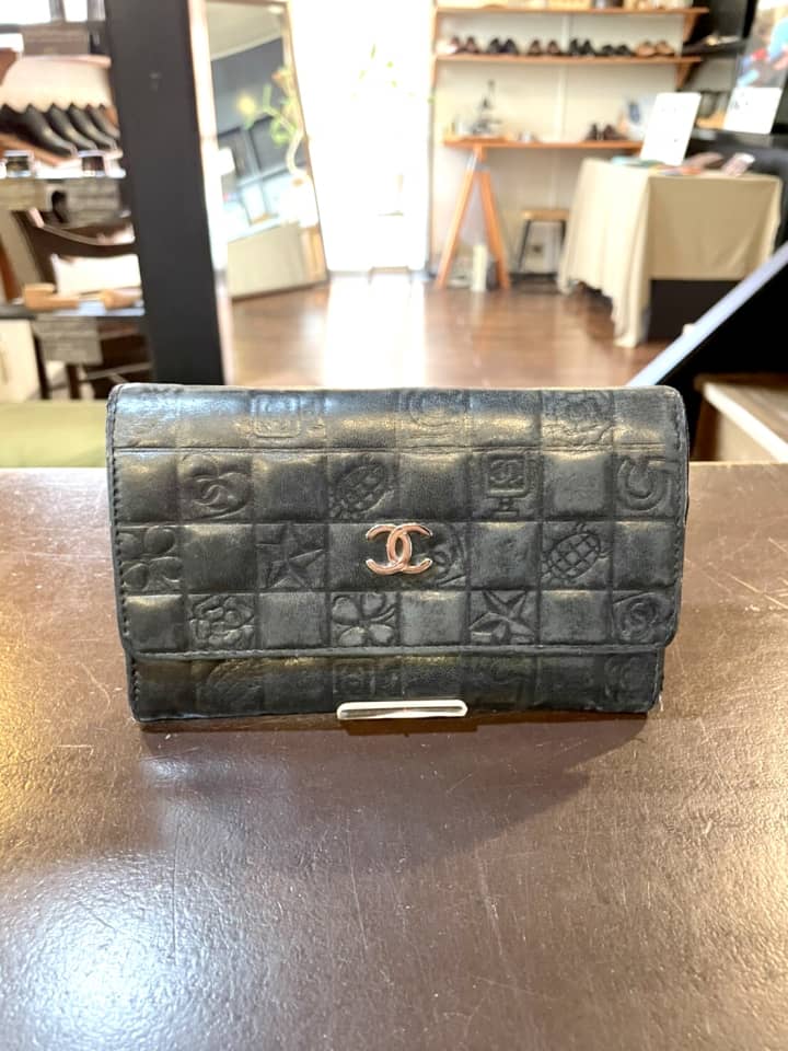 CHANEL（シャネル）長財布　クリーニング＆染め直し | 革小物修理