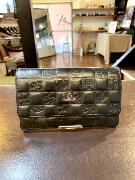 CHANEL（シャネル）長財布　クリーニング＆染め直し | 革小物修理