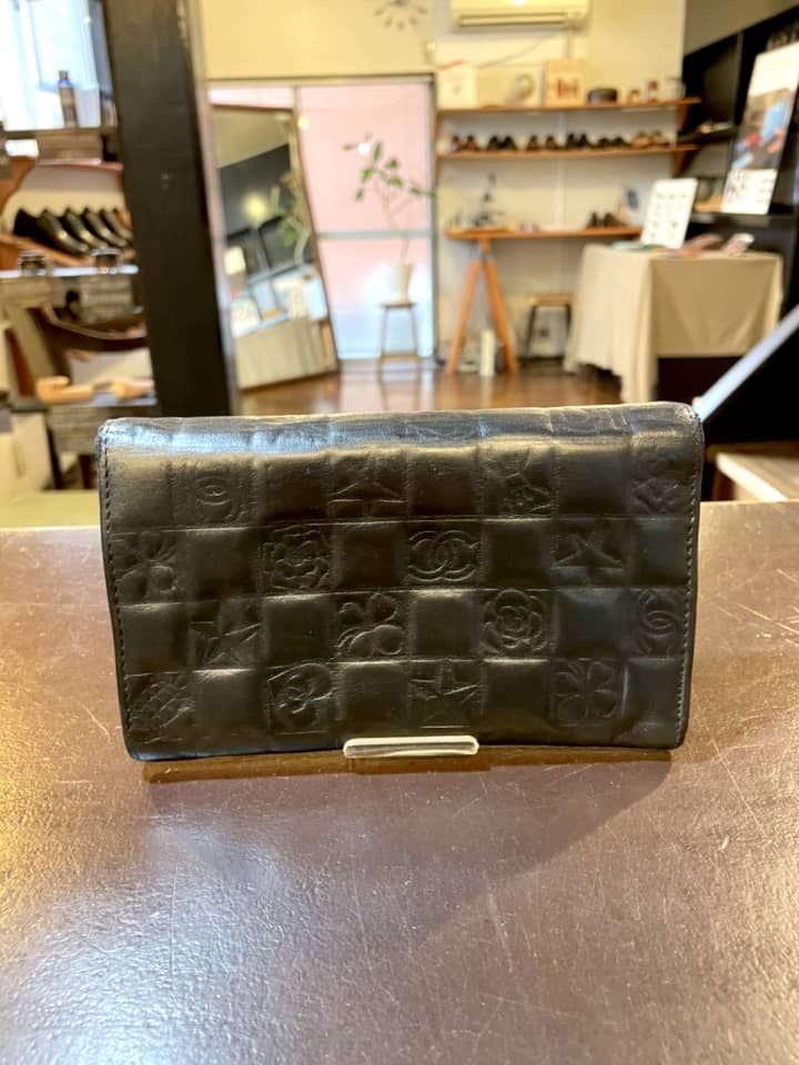 CHANEL（シャネル）長財布　クリーニング＆染め直し | 革小物修理