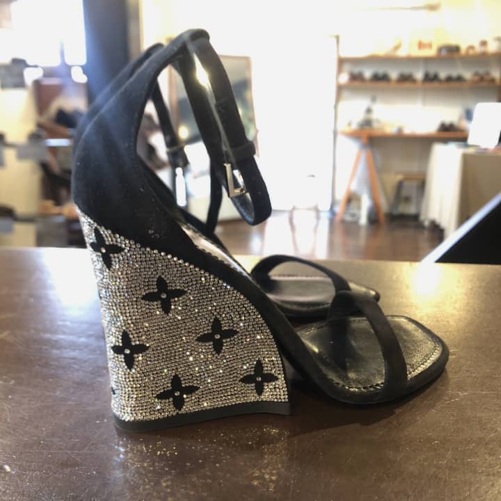 LOUIS VUITTON（ルイヴィトン）婦人靴　ハーフラバーソール補強 | 靴修理