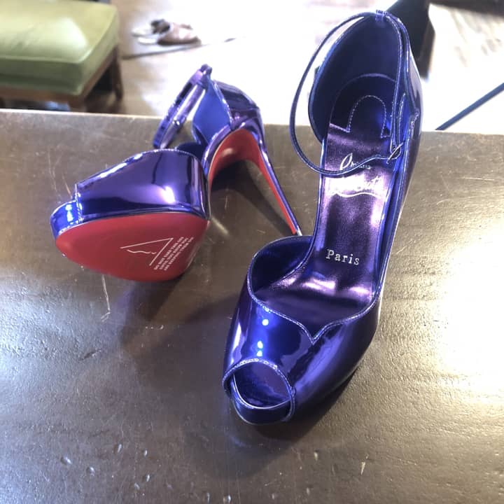 CHRISTIAN LOUBOUTIN（クリスチャンルブタン）レディース　ハーフラバーソール補強 | 靴修理