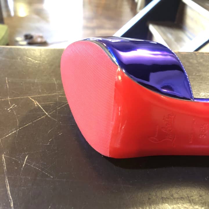 CHRISTIAN LOUBOUTIN（クリスチャンルブタン）レディース　ハーフラバーソール補強 | 靴修理