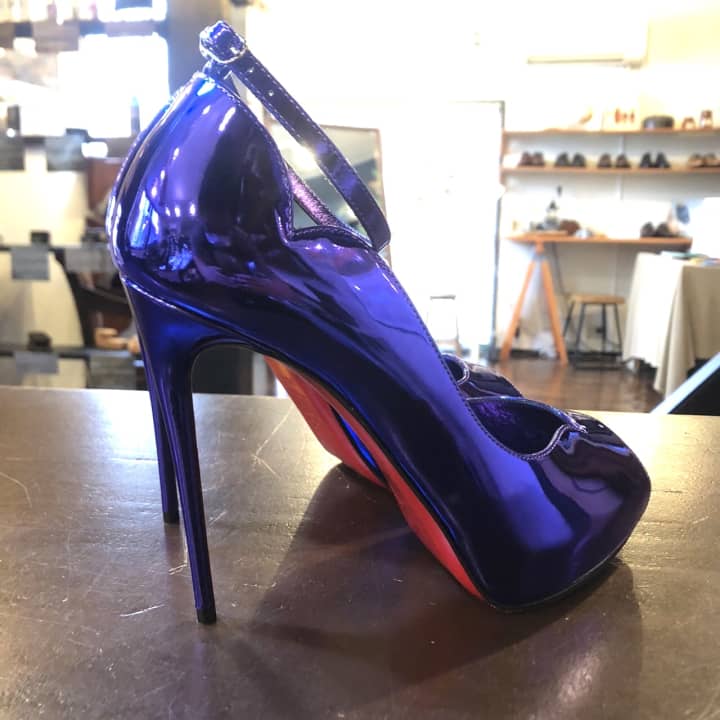 CHRISTIAN LOUBOUTIN（クリスチャンルブタン）レディース　ハーフラバーソール補強 | 靴修理