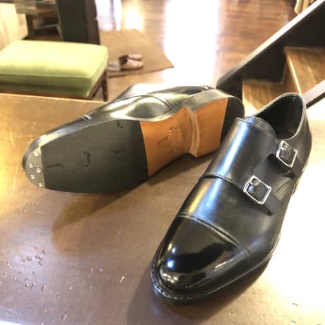 JOHN LOBB（ジョンロブ）　ヴィンテージスティール＆ハーフラバーソール補強＆鏡面磨き | 靴修理