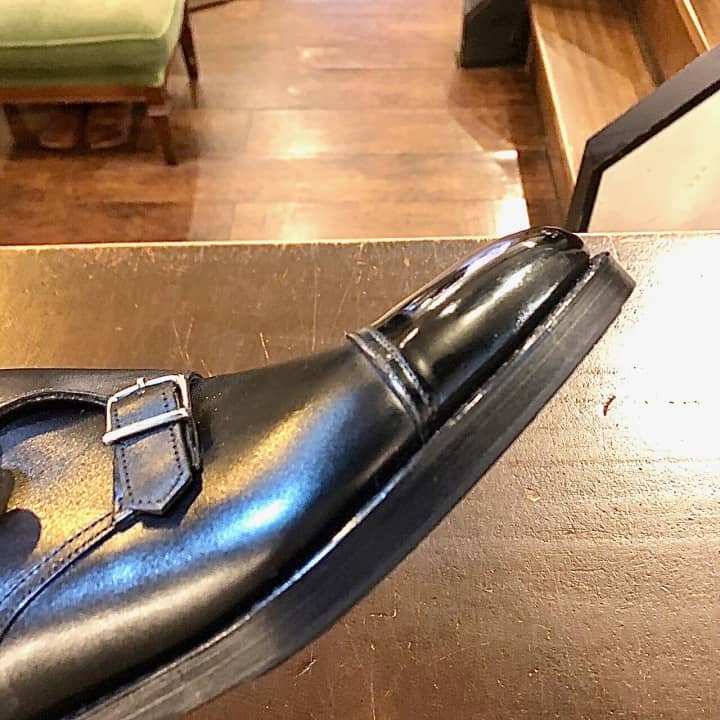 JOHN LOBB（ジョンロブ）　ヴィンテージスティール＆ハーフラバーソール補強＆鏡面磨き | 靴修理