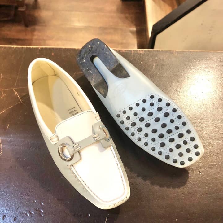 TOD’S（トッズ）婦人靴　ヒールブロック交換 | 靴修理