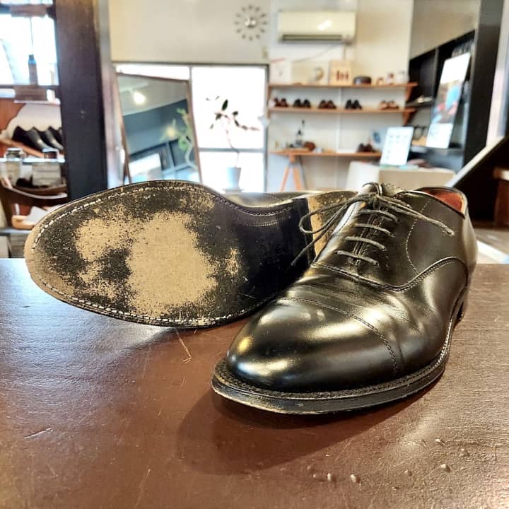 ALDEN（オールデン）ヴィンテージスティール＆ハーフラバーソール補強 | 靴修理
