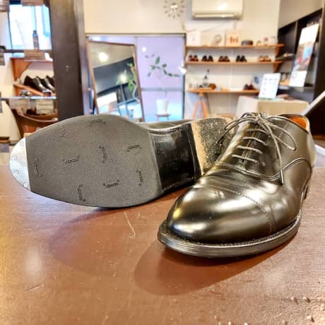 ALDEN（オールデン）ヴィンテージスティール＆ハーフラバーソール補強 | 靴修理