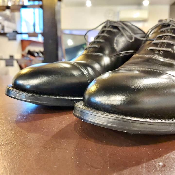 ALDEN（オールデン）ヴィンテージスティール＆ハーフラバーソール補強 | 靴修理