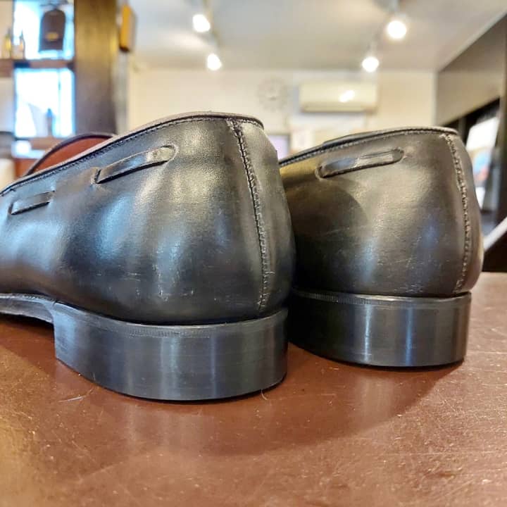 Crockett&Jones（クロケット＆ジョーンズ）ハーフラバーソール補強＆ヒールブロック交換 | 靴修理