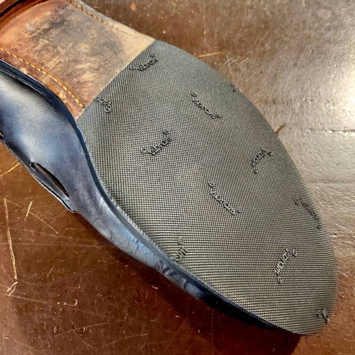 Crockett&Jones（クロケット＆ジョーンズ）ハーフラバーソール補強＆ヒールブロック交換 | 靴修理