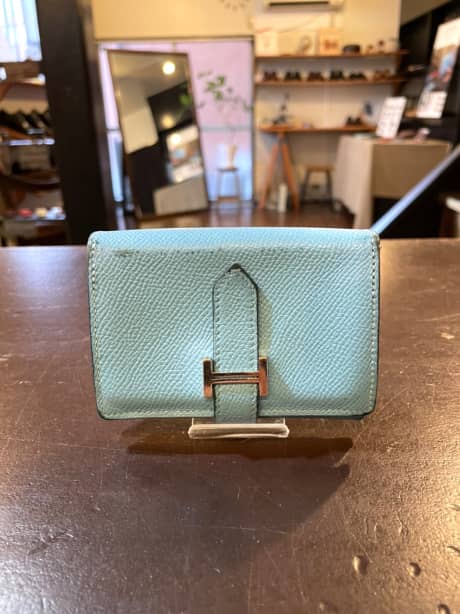HERMES（エルメス）カードケース　クリーニング＆染め直し | 革小物修理