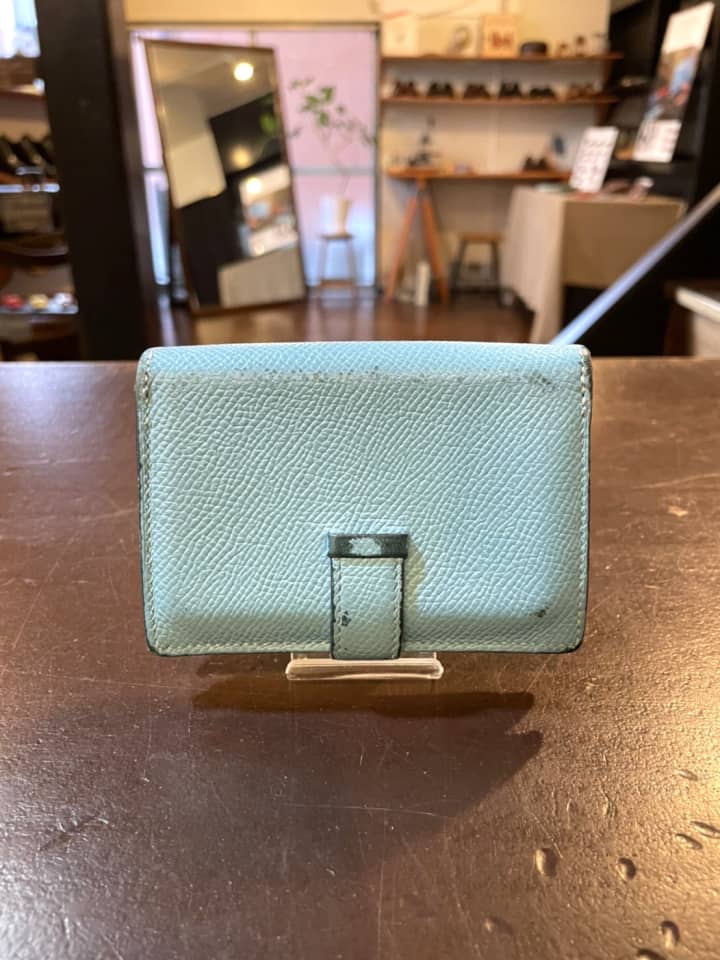 HERMES（エルメス）カードケース　クリーニング＆染め直し | 革小物修理