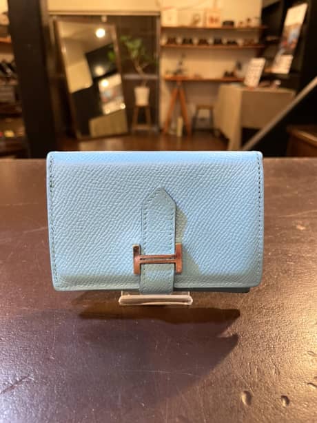 HERMES（エルメス）カードケース　クリーニング＆染め直し | 革小物修理