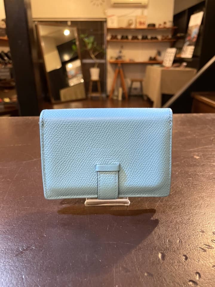 HERMES（エルメス）カードケース　クリーニング＆染め直し | 革小物修理