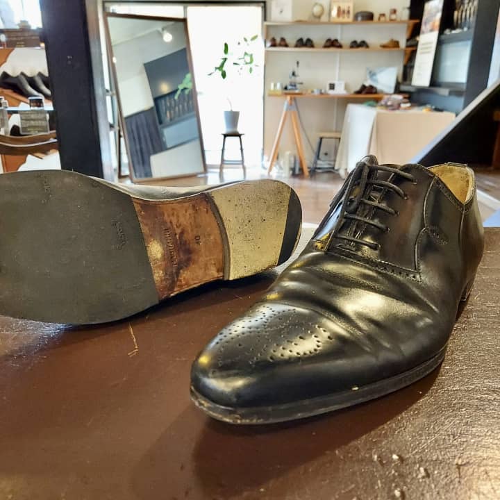 MAGNANNI（マグナーニ）紳士靴　ヒール交換 | 靴修理