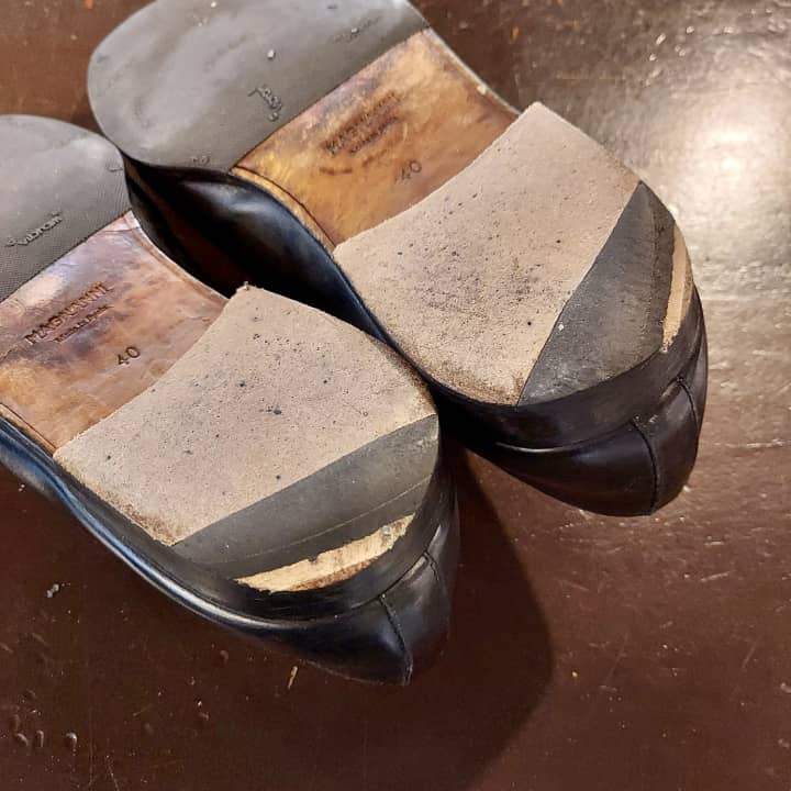 MAGNANNI（マグナーニ）紳士靴　ヒール交換 | 靴修理