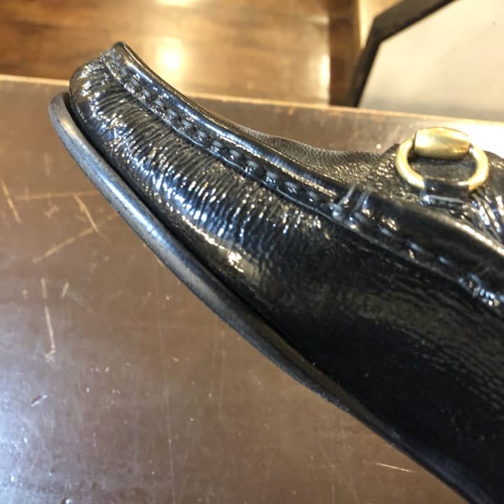 GUCCI（グッチ）紳士靴　ハーフラバーソール補強 | 靴修理