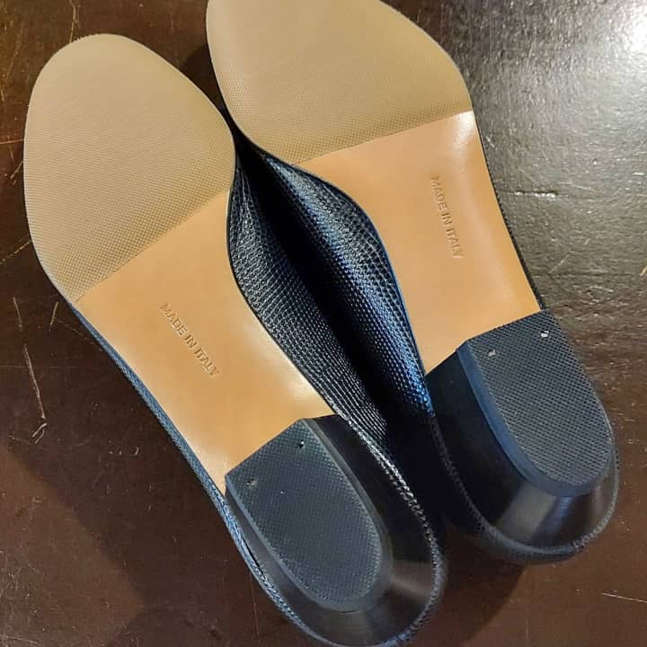 FERRAGAMO（フェラガモ）婦人靴ヒール交換＆ハーフラバーソール | 靴修理