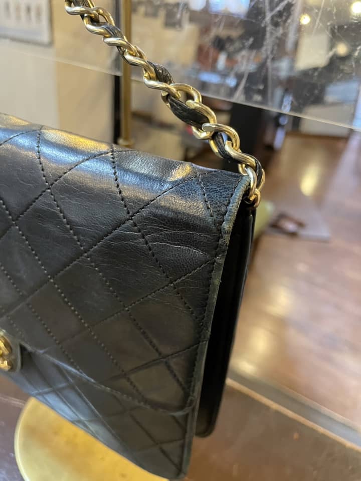 CHANEL（シャネル）マトラッセ　クリーニング＆染め直し | バッグ修理