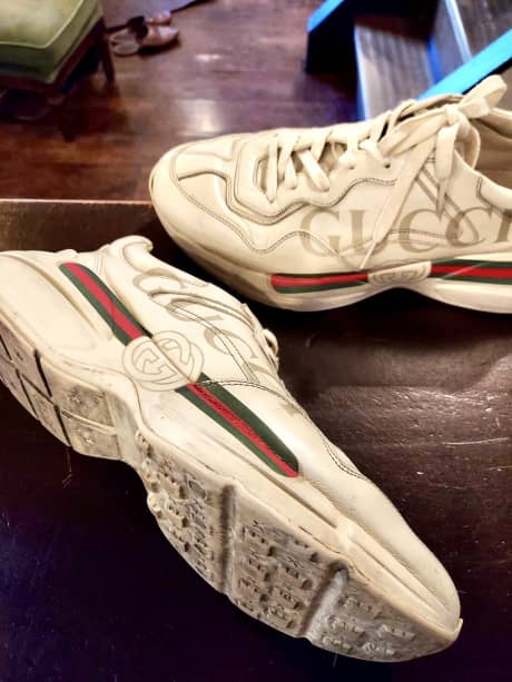 GUCCI（グッチ）スニーカー　ソール接着 | 靴修理
