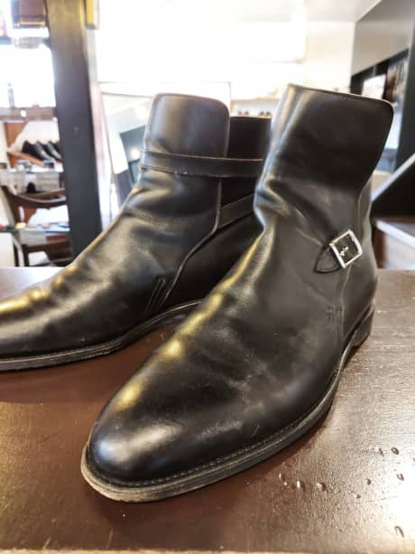 JOHN LOBB（ジョンロブ）チャッカブーツ ベルト作成 | 靴修理