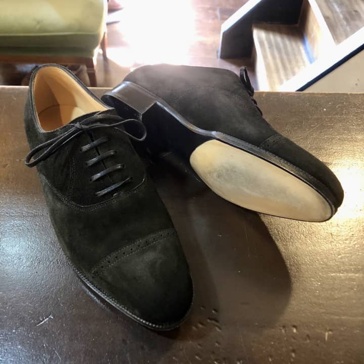 JOHN LOBB（ジョンロブ）紳士靴　ハーフラバーソール補強 | 靴修理