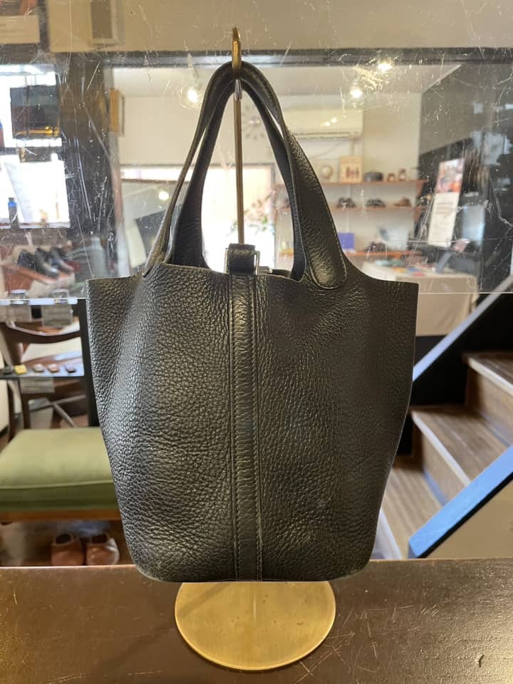 HERMES（エルメス）ピコタン　クリーニング＆染め直し | バッグ修理