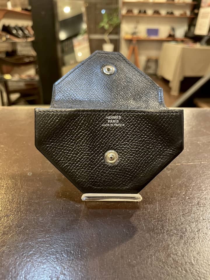 HERMES（エルメス）コインケース　クリーニング＆染め直し | 靴修理