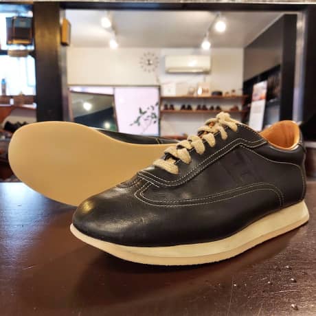 HERMES（エルメス）スニーカー　ラバーオールソール交換 | 靴修理