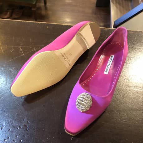 MANOLO BLAHNIK（マノロブラニク）ハーフラバーソール補強 | 靴修理