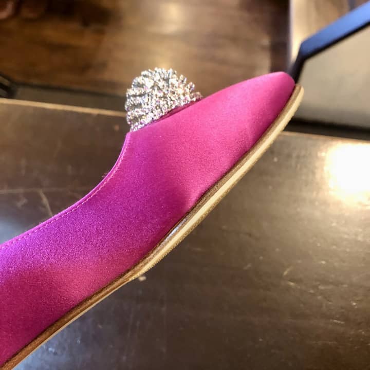MANOLO BLAHNIK（マノロブラニク）ハーフラバーソール補強 | 靴修理
